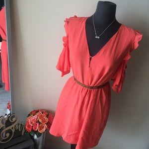 DO+BE Coral Dress (Size Medium) NWT